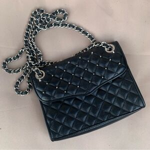 Rebecca Minkoff Quilted Studded Leather Crossbody Bag
